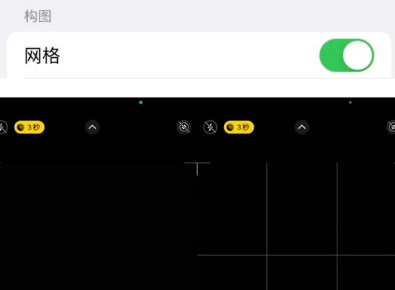 罗山苹果手机维修网点分享iPhone如何开启九宫格构图功能