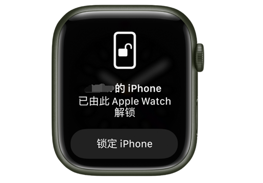 罗山苹果手机维修分享用 AppleWatch 解锁配备面容 ID 的 iPhone方法 