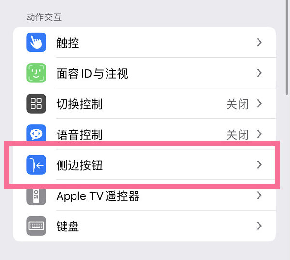 罗山苹果14维修店分享iPhone14 Plus侧键双击下载功能关闭方法 